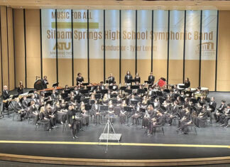 ATU’s Music for All Event Brings Bands to Russellville Siloam Springs High School Symphonic Band at 2023 Festival