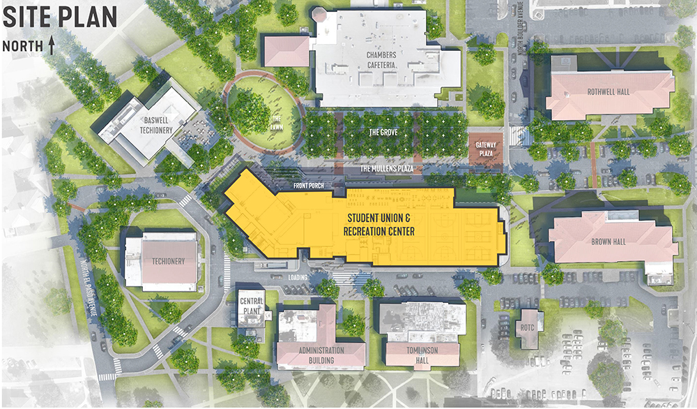 ATU Student Union and Rec Center Site Plan