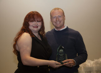 Dickey Selected for 2022-23 Cupola Award Elli White and Drew Dickey