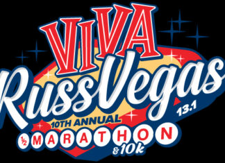 Traffic Advisory for RussVegas Half Marathon RussVegas Half Marathon 2023 Logo