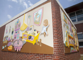 New Mural Joins ATU’s Collection of Public Artworks Time Capsule Mural at ATU 5-25-2023