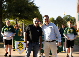 March Shows Connection Between ATU, Russellville Dr. Russell Jones and Mayor Fred Teague March to Main 2023