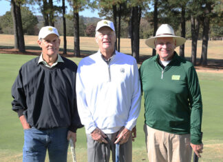 Cunningham, Ennis, Lovelady Win Homecoming Classic Jimmy Cunningham_Nelson Ennis_Dan Lovelady 2023 ATU Homecoming Golf Classic Champions