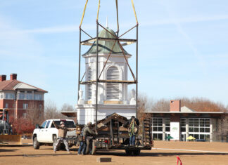 Iconic Tomlinson Hall Cupola Preserved Cupola Removal 1000_01