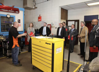 ATU Trustees Tour Arkansas Tech Career Center ATCC Tour 2-5-2024
