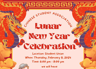 Lunar New Year Event Thursday at Hull Union Lunar New Year Event 2-8-2024