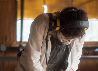 First Glimpse of ATU’s New Sculpture Offered May 2 Julie Benda in Studio