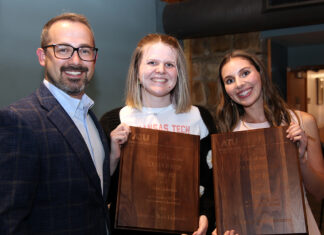 ATU School of Business Recognizes Students, Faculty Michael Allinson_Olivia Johnson_Ally Hays 4-23-2024