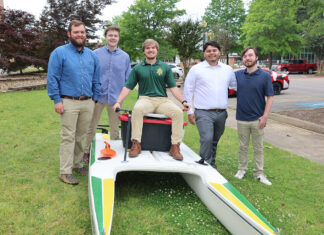 ATU Top 2 in National Electric-Powered Boat Race ATU Electric Propulsion Boat Team Spring 2024