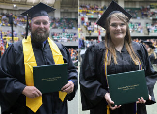 ATU-Ozark Grads Look Back on Journey to Success Chuck Ball and Ashlie Hopkins