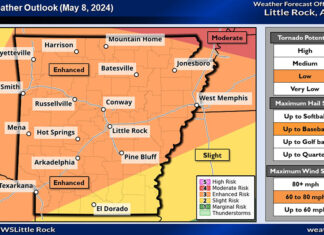 Severe Weather Alert Day: May 8, 2024 Severe Weather Map 5-8-2024