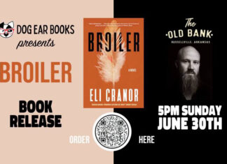 June 30 Book Launch Party for ATU Writer in Residence Eli Cranor Book Launch 6-30-2024