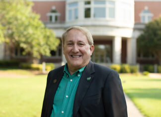 President Jones Chosen for Leadership Arkansas Dr. Russell Jones Outside RPL July 2024