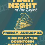 Students Invited to ATU Night at the Depot Tech Night at the Depot Flyer 2024