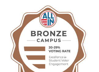 ATU Earns Award for Civic Engagement Program All In Bronze Campus 2022 Election