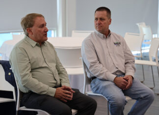 President Jones, Mayor Teague Look to Future Dr. Russell Jones and Mayor Fred Teague 9-25-2024