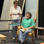ATU Theatre and Film Presents “Ripcord” Nov. 1-3 Holly Ruth Gale and Natalie Canerday Ripcord Rehearsal Fall 2024