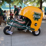 Helmet Car Makes Triumphant Return to Arkansas Tech New ATU Helmet Car 10-12-2024