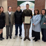 ATU Graduate Colburn Commissioned as Officer Nicholas Colburn Commissioning Ceremony 12-14-2024