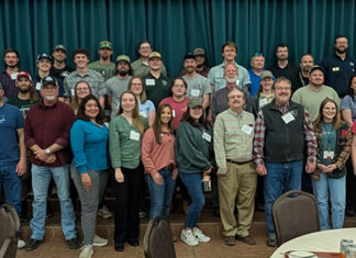 ATU Fisheries and Wildlife Students Win Awards ATU Fisheries and Wildlife Representatives at State Meeting 2025