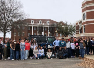 Covert Speaks to ATU Upward Bound Students Skot Covert and ATU Upward Bound Students March 2025