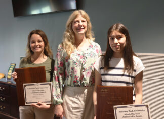 Hughes, Pacheco Earn Top Business Student Awards 2025 ATU LeMoyne Smith School of Business Awards 1