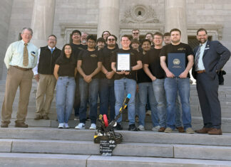 ATU Robotics Club Honored at Arkansas State Capitol ATU Robotics Club at State Capitol April 2025