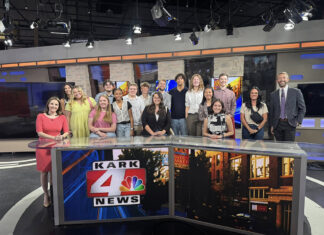 ATU SPJ Members Rub Elbows With Media Professionals ATU SPJ Members at KARK Channel 4 April 2025