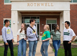 Carnegie Names ATU an Opportunity University ATU Students Outside Rothwell Hall