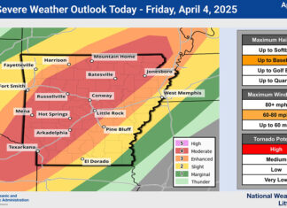 Severe Weather Alert Days: April 4-5, 2025 Tornado Threat 4-4-2025