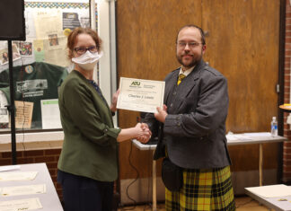 Top Achievers in History, Political Science Recognized 2025 ATU Department of History and Political Science Awards