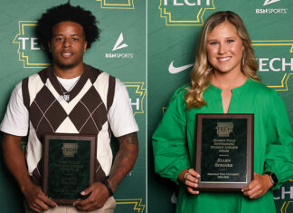 ATU Athletics Recognizes Top Performers from 2024-25 Cassius Brooks and Ellen Spigner