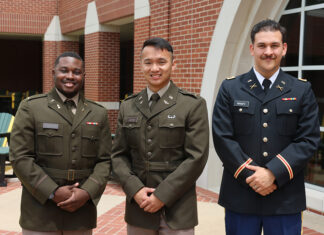 Three ATU Graduates Commissioned as Officers Commissioning Officers 5-10-2025