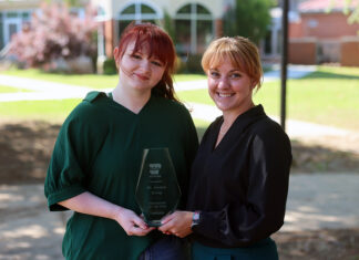 Young Named 2024-25 ATU Professor of the Year Elli White and Dr. Jessica Young 2024-25 ATU Professor of the Year
