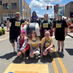 ATU Artists Contribute to Live Printing Event Steamroller Printing at Toad Suck Daze 2025