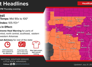 Severe Weather Alert Days: Heat Wave July 21-24 Heat Wave July 2025