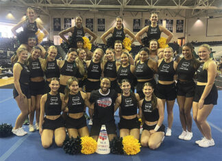 Arkansas Tech Coed Cheer Qualifies for NCA Nationals Arkansas Tech Coed Cheer at NCA Camp August 2025