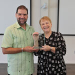 Faculty Achievements Celebrated at Reception Dr. Adolfo Santos and Dr. Penny Willmering August 2025 Emeritus Ceremony
