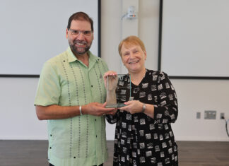 Faculty Achievements Celebrated at Reception Dr. Adolfo Santos and Dr. Penny Willmering August 2025 Emeritus Ceremony