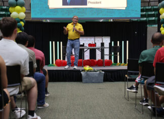 ATU Freshmen Encouraged to Get Involved on Campus Dr. Russell Jones ATU First-Year Student Orientation Opening Session 8-16-2025