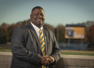 Tech Tidbits: Wonder Boys Set to Begin Fall Camp Roy Thompson Overlooking Simmons Bank Field at Thone Stadium