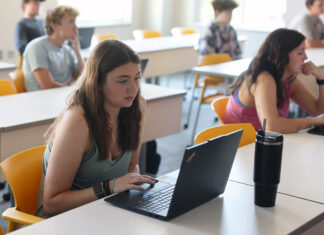 ATU Foundation Scholarships for 2026-27 Available ATU Student on Laptop Fall 2025