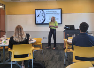 Tribble Helps Grad Students With Time Management Dr. Dana Tribble Presentation 9-16-2025