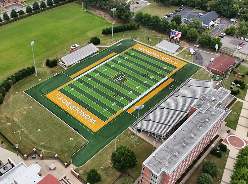 Simmons Bank Field at Thone Stadium Overhead