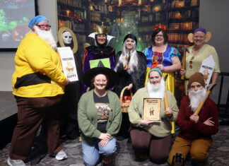 ATU Faculty and Staff Celebrate Halloween in Style 2025 ATU Faculty and Staff Halloween Costume Contest Winners Large Group Office of the Registrar