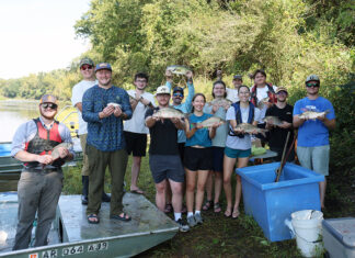 A Working Day on the Lake With ATU Fisheries Students ATU Fisheries Techniques Class at Holla Bend 10-1-2025