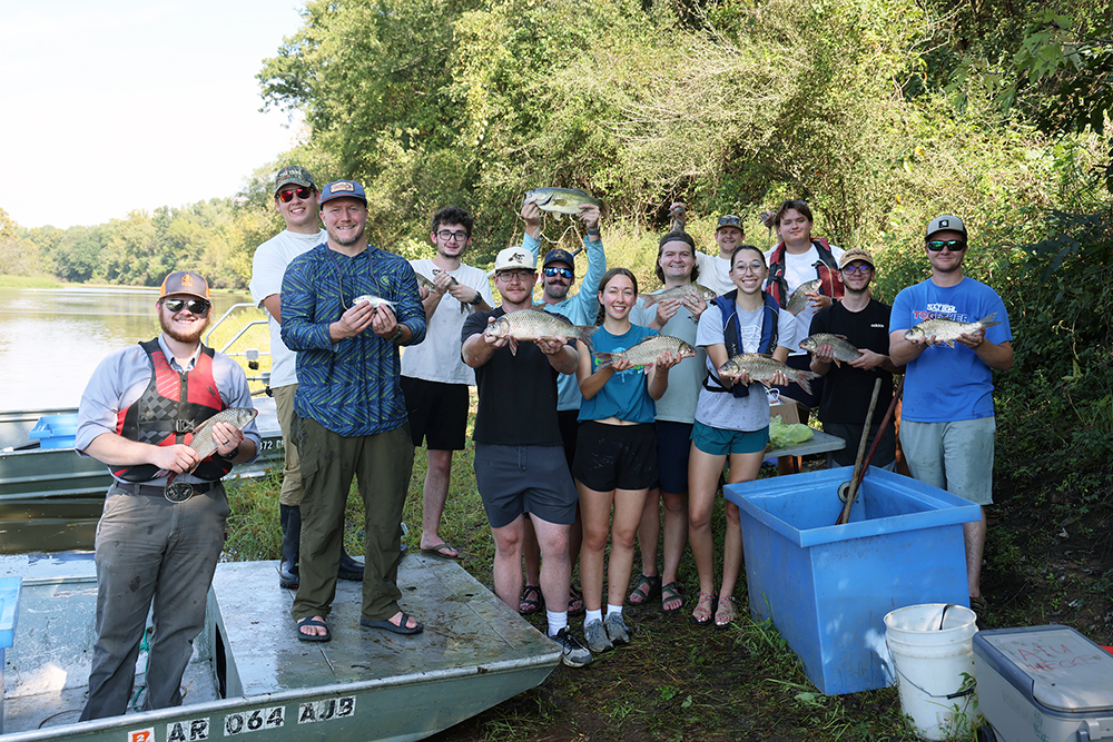 ATU Fisheries Techniques Class at Holla Bend 10-1-2025 ATU Fisheries Techniques Class at Holla Bend 10-1-2025