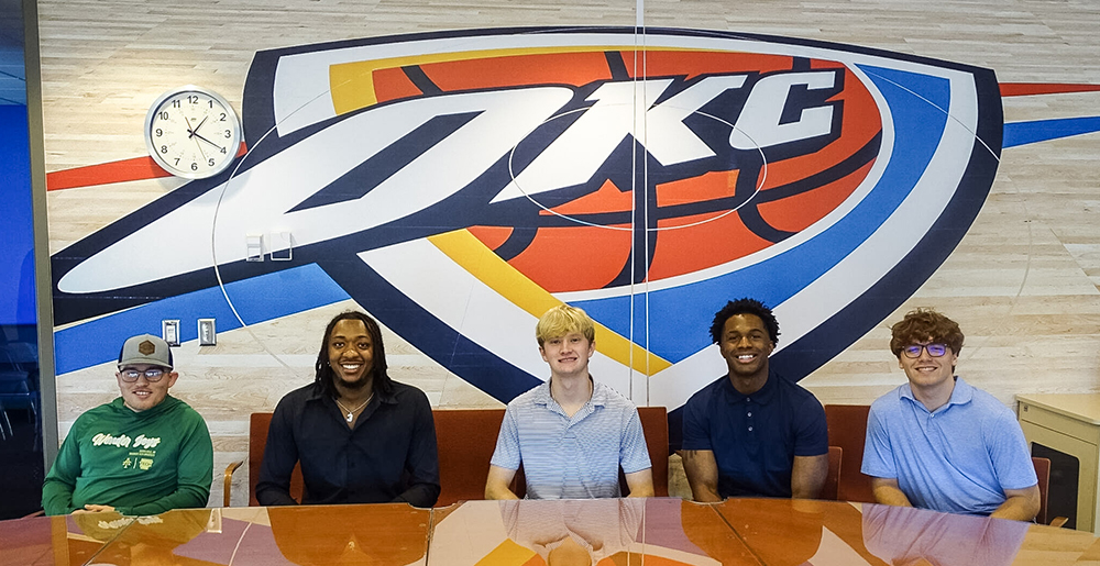 ATU Marketing Students at OKC Thunder October 2025 ATU Marketing Students at OKC Thunder October 2025