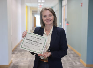 Mikles-Schluterman Receives Monthly Faculty Award Dr. Julie Mikles-Schluterman ATU Faculty Member of the Month October 2025