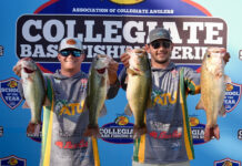 ATU Anglers Among 550+ Expected for Tournament John Foster Case and Mat Higby 2025 AFTCO Collegiate Bass Open